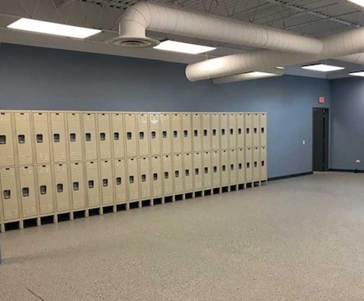 new PADS storage lockers